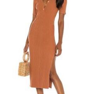 Revolve House of Harlow terracotta dress in M